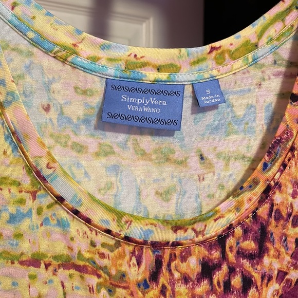 Simply Vera Vera Wang sleeveless tunic, size S Brand New - Picture 4 of 5